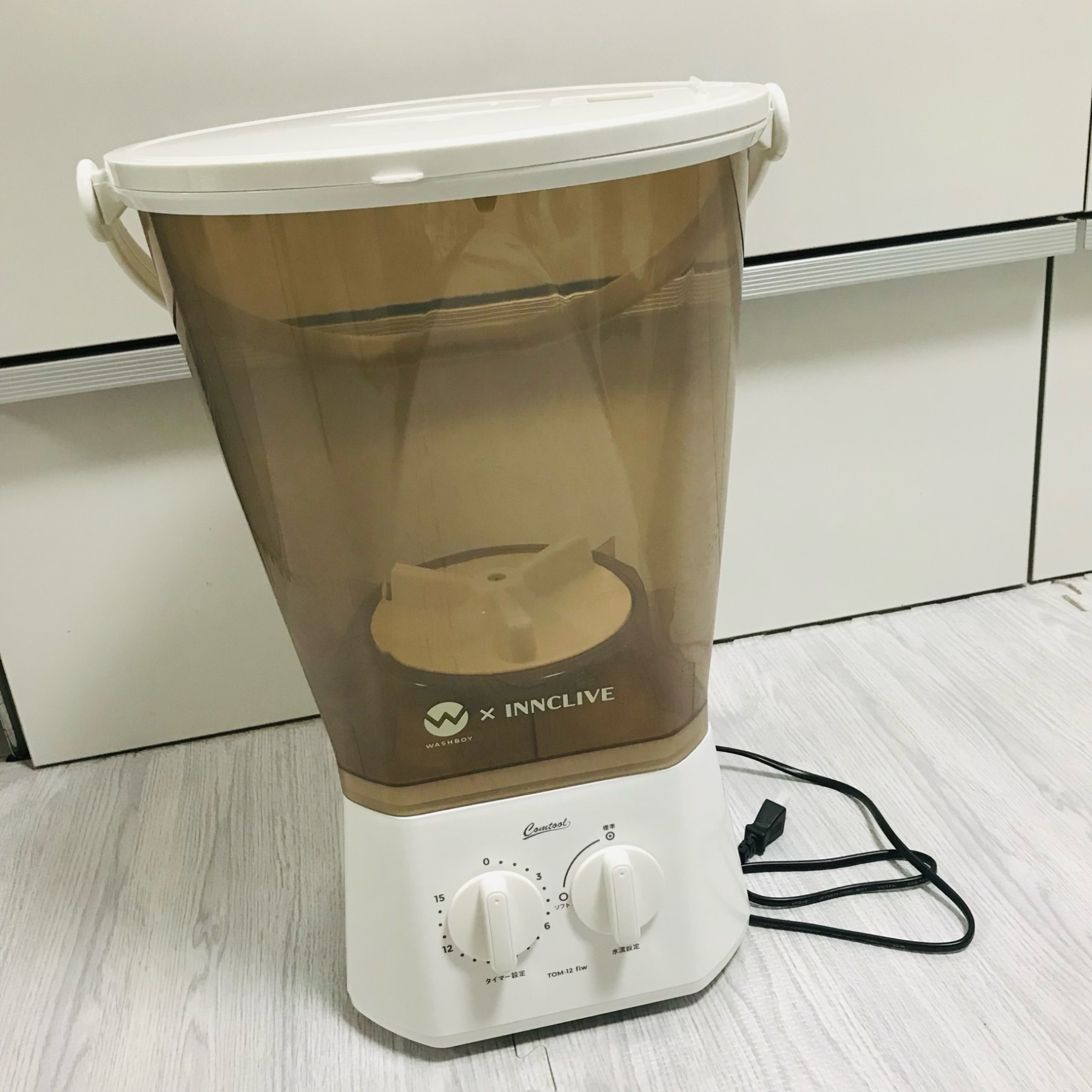 ウォッシュボーイ×INNCLIVE バケツ型洗濯機 楽天市場】洗濯機 小型 ウォッシュボーイ バケツ型 ハンディ洗濯