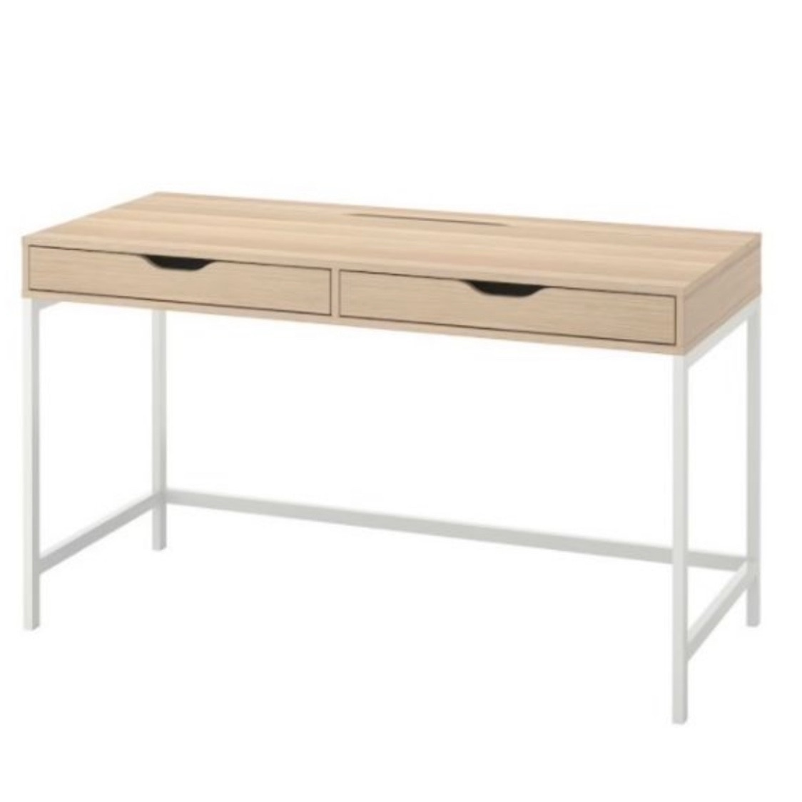 新生活 IKEA イケア ALEX アレクス デスク 131x58 cm ホワイトステイン 