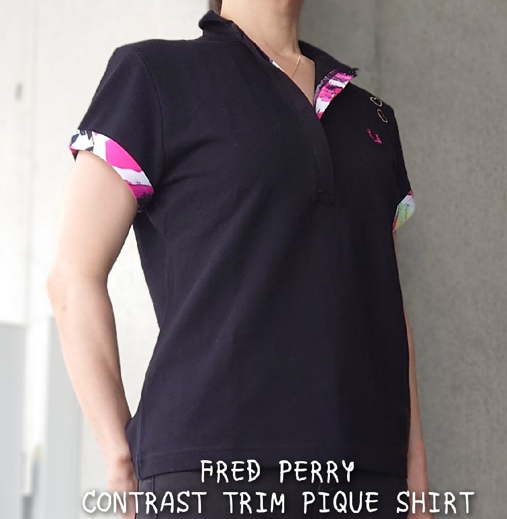 FRED PERRY フレッドペリー レディースポロシャツ CONTRAST TRIM PIQUE