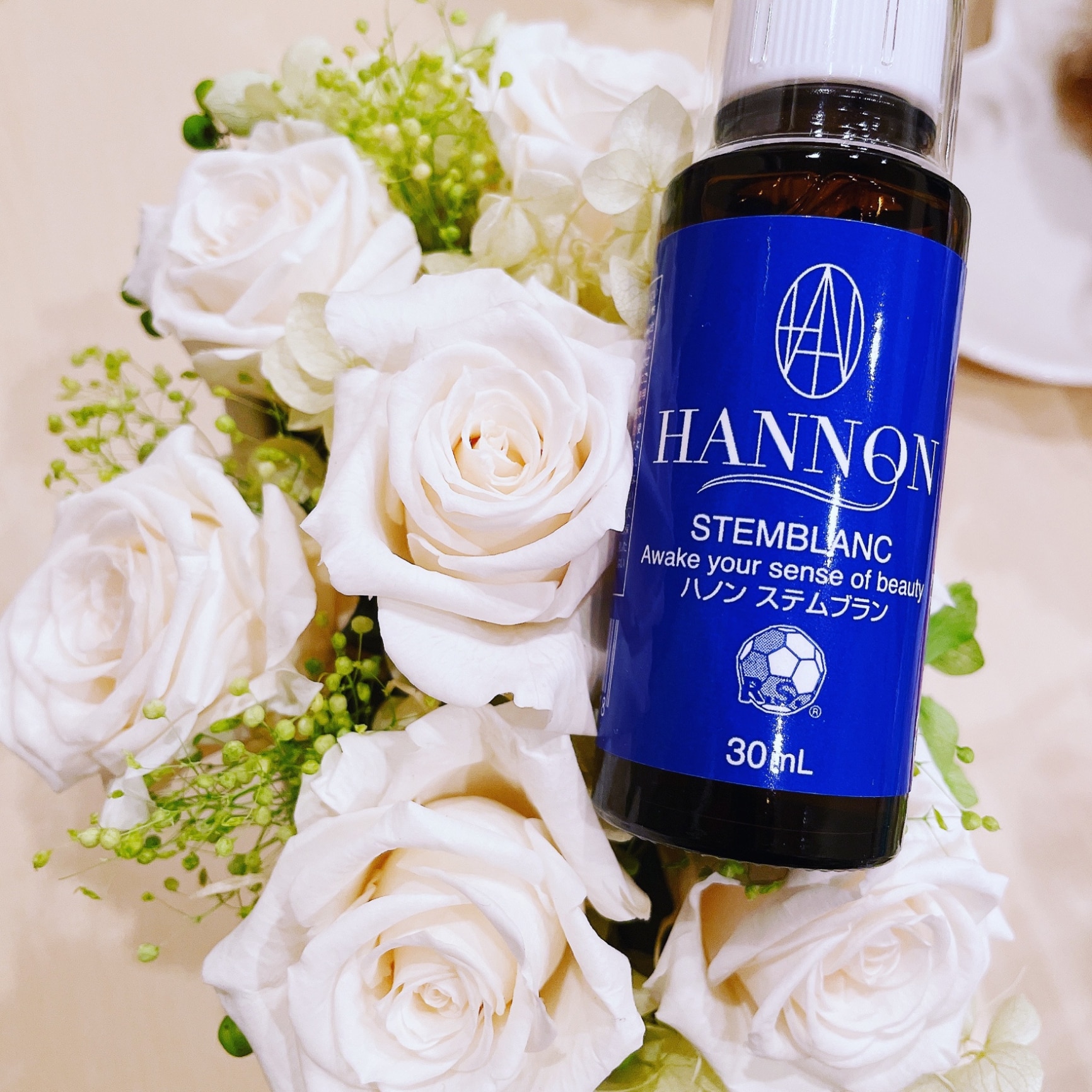 ハノン ステムブラン 美容液 30ml フラーレン ヒト幹細胞 高麗人参