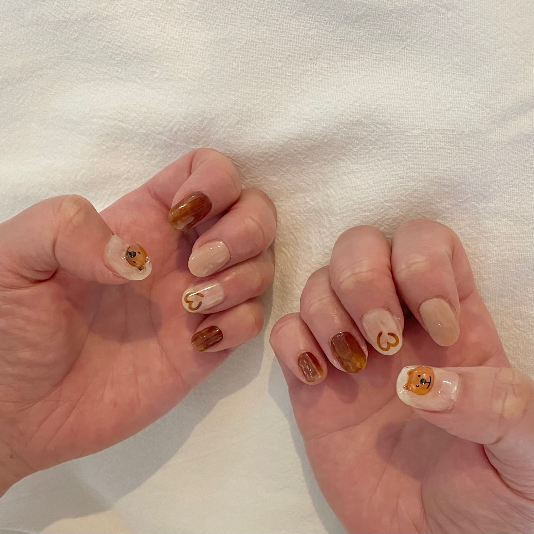 公式】N Caramel Bear：NP-140 ohora gelnails nail オホーラ ネイル