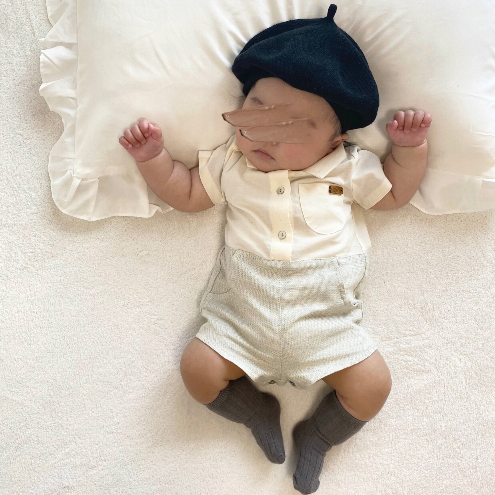 IKEA - イケア -】KRANSSALVIA -クランサルヴィア- ボックスシーツ