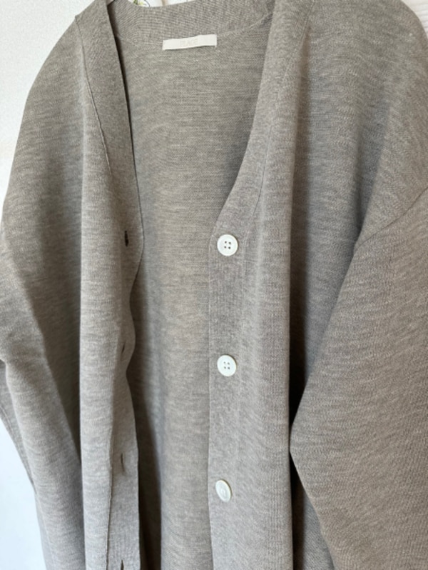 plage Slit カーディガン プラージュ グレー ニットカーディガン plage  