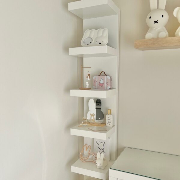 IKEA イケア LACK ラックウォールシェルフユニット, ホワイト30x190 