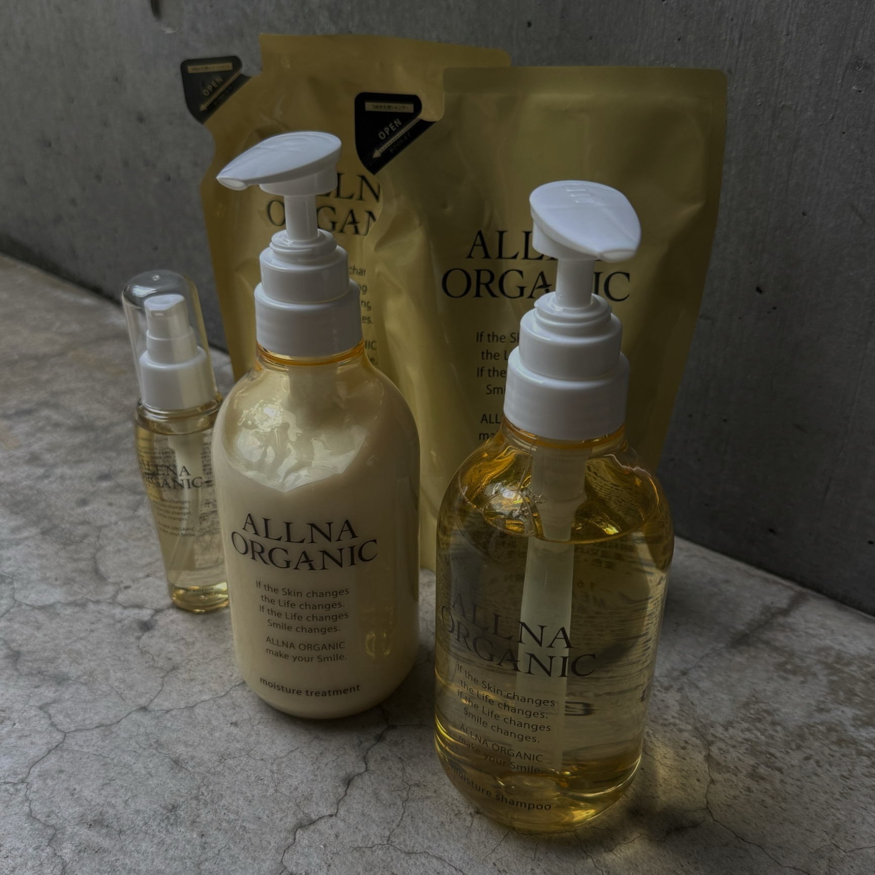 【公式】オルナオーガニック シャンプー＆トリートメント＆各 詰め替え ＆ ヘアオイルボトル2本(各500ml)+詰め替え2個(各400ml)+ヘアオイル1本(80ml)