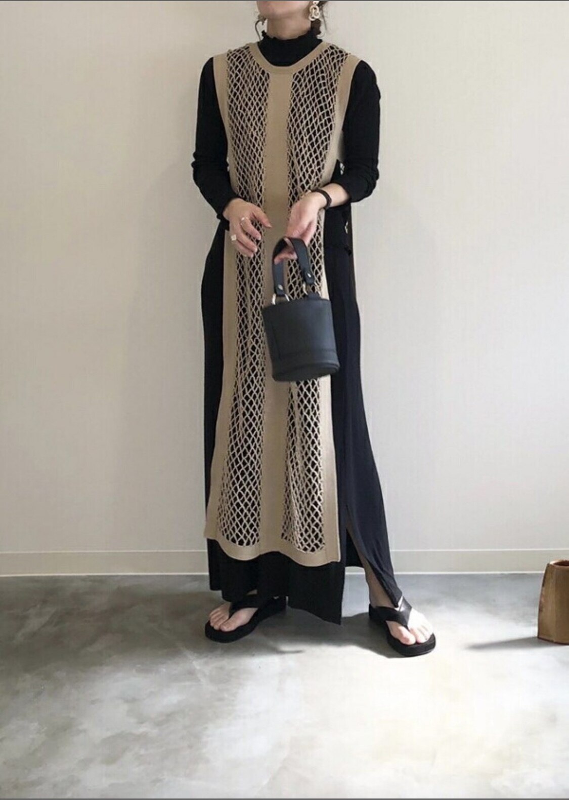Mesh Gilet OP agawd  アガウド AgAwd アガウドMesh Gilet OP メッシュジレワンピース 20-440249