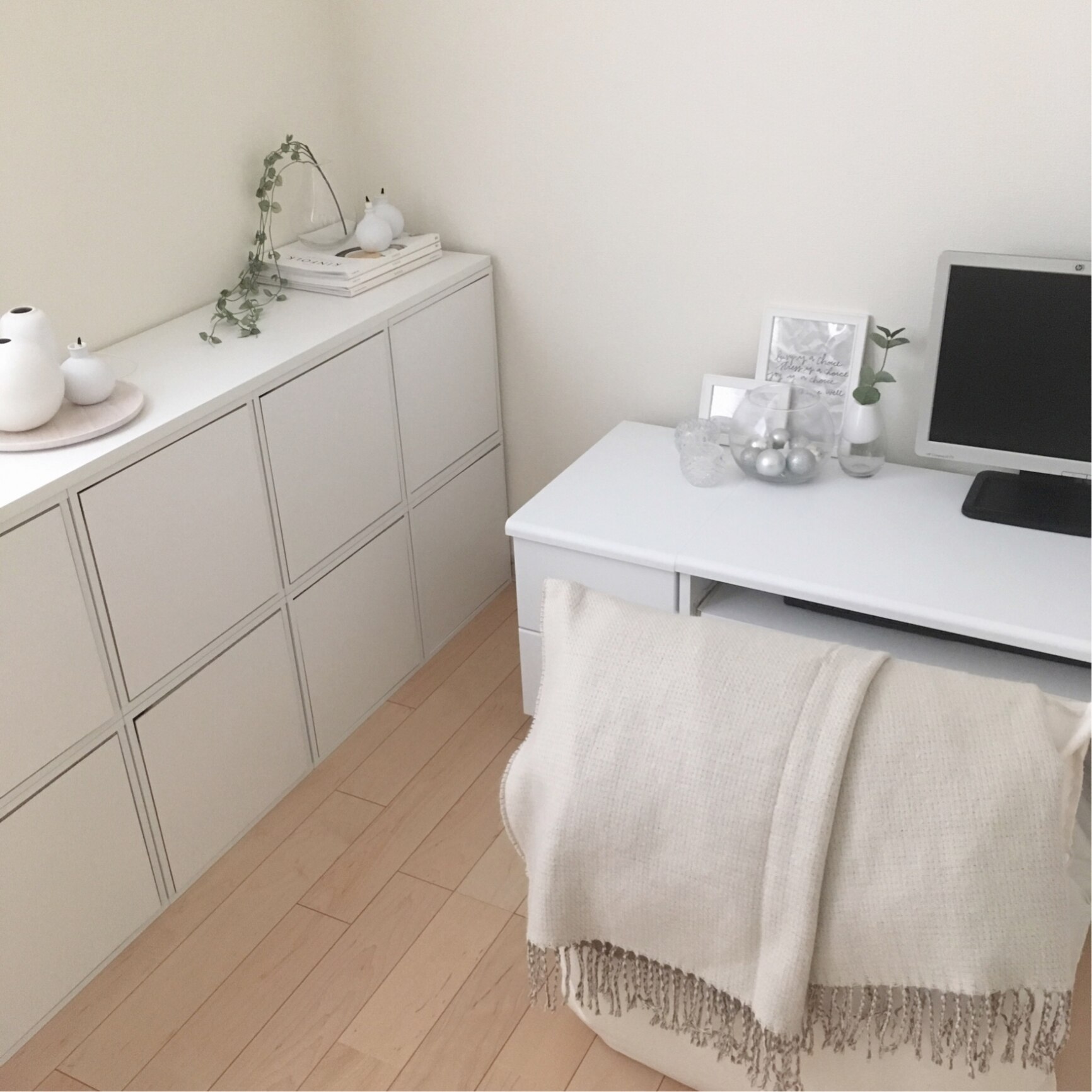 キューブボックス×4❤️デスクセット キューブボックス×4❤️デスクセット