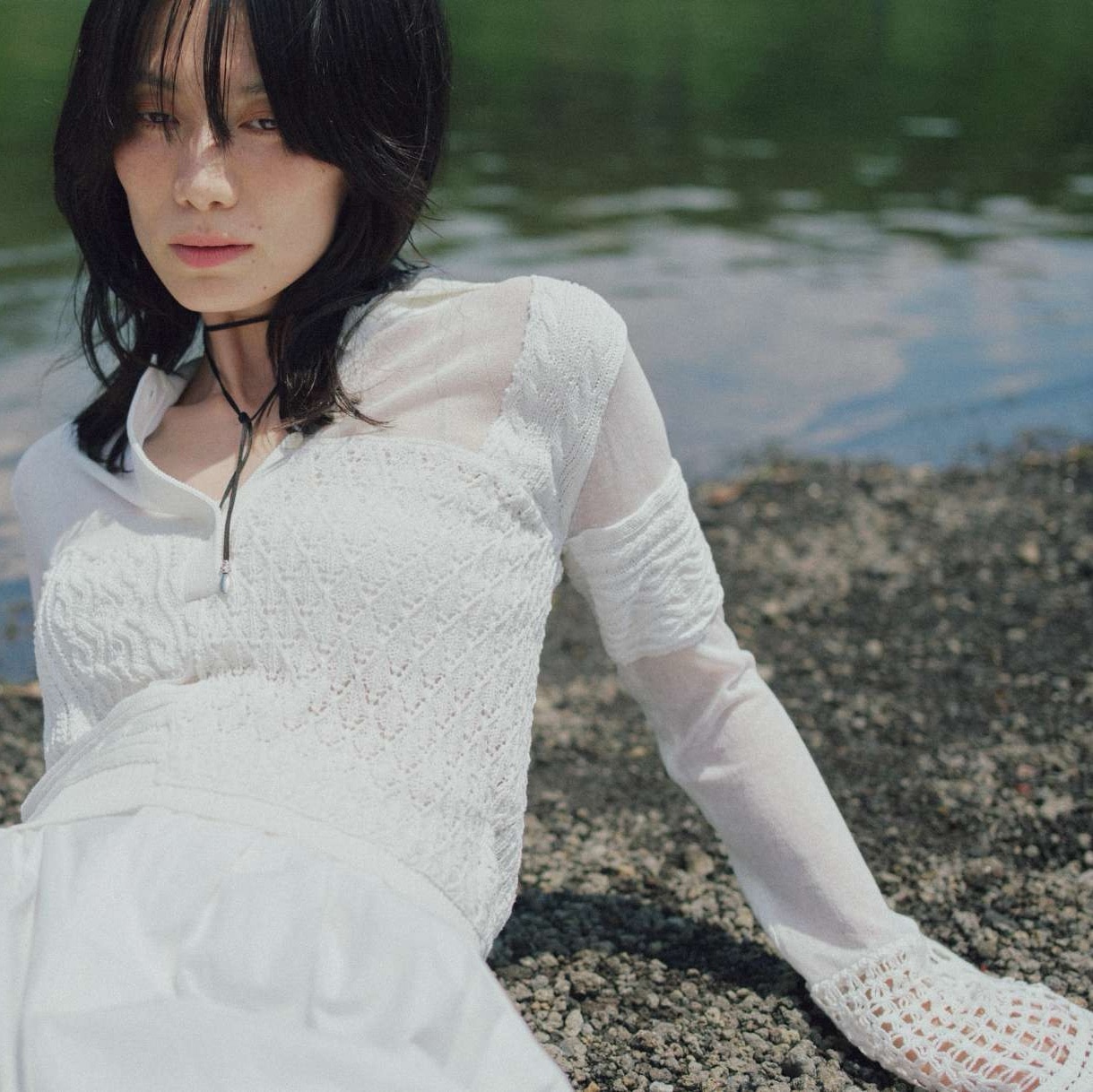 nude vintage クロシェット　トップス JOURNAL STANDARD 【nude vintage*JOURNAL STANDARD】パッチワーク
