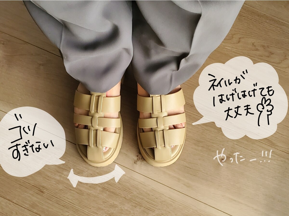 総合ランキング1位 ドキ子 yuki ROOMコラボ グルカサンダル サンダル