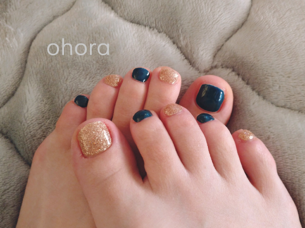 P Classic Navy】ohora オホーラ フットネイル ペディキュア ジェル