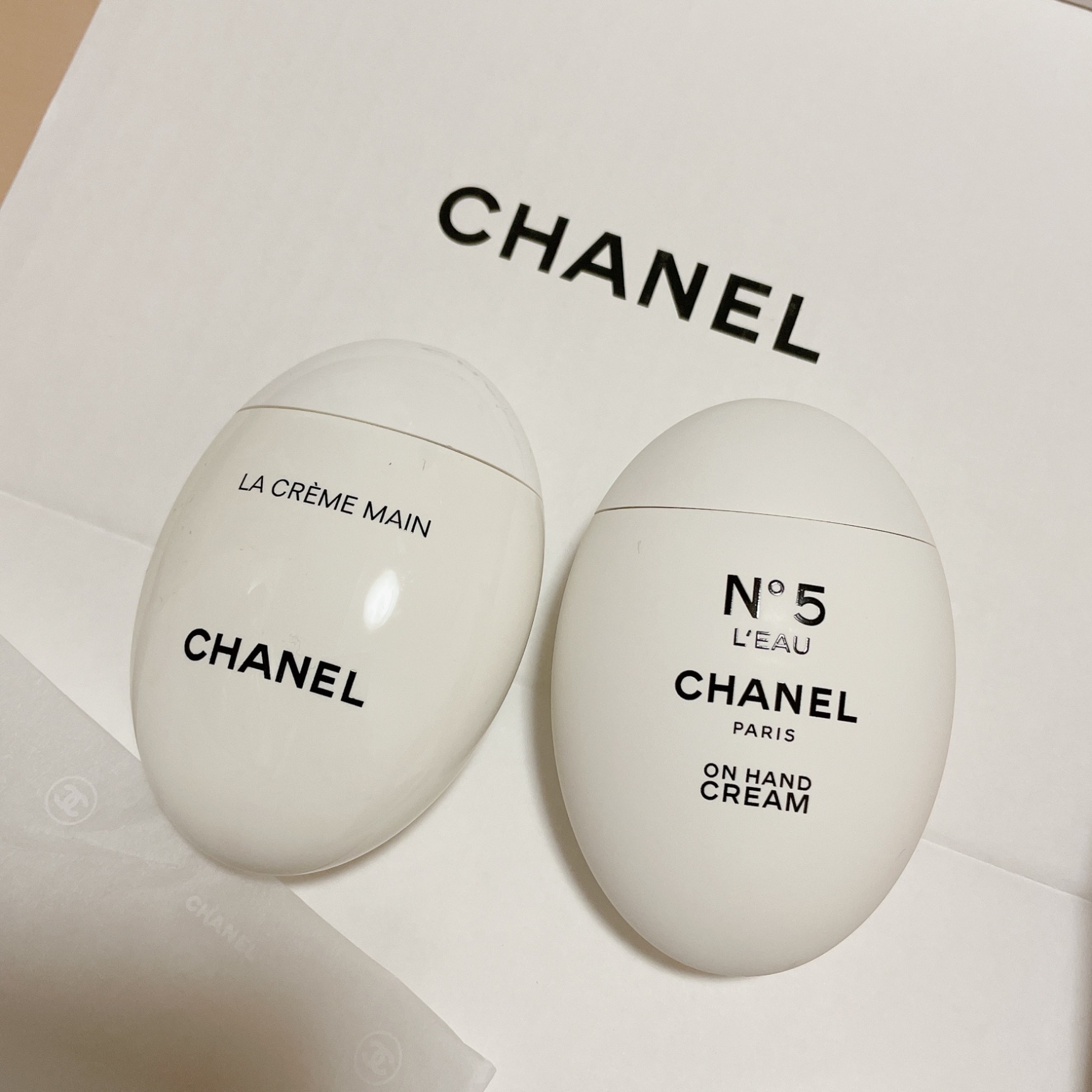 CHANEL N°5 LEAU HAND CREAM 50mlシャネル N°5 ロー ハンドクリームCHANEL ショップバッグ付