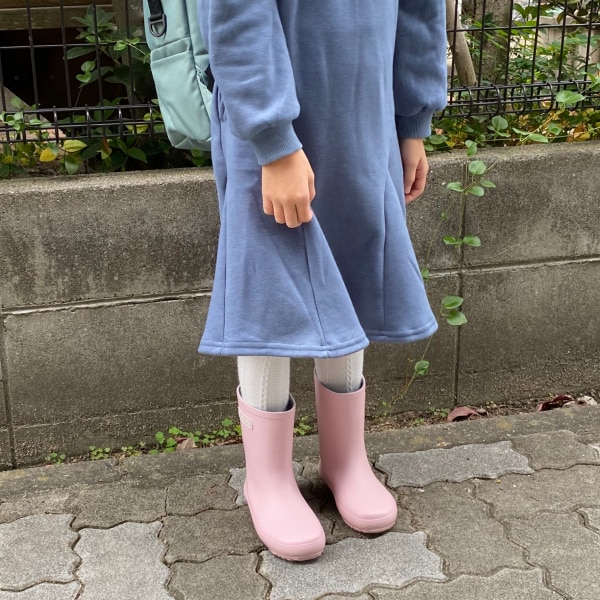 激安/新作激安/新作<BR>ラバー レインブーツ (リフレクター付き) 子供服 キッズ 男の子 女の子 シューズ 靴 長靴 23SPRシューズ 23SS レイングッズ 靴 配色モチーフ レインブーツ (リフレクター付き) 長靴 デビロック 子供服 キッズ
