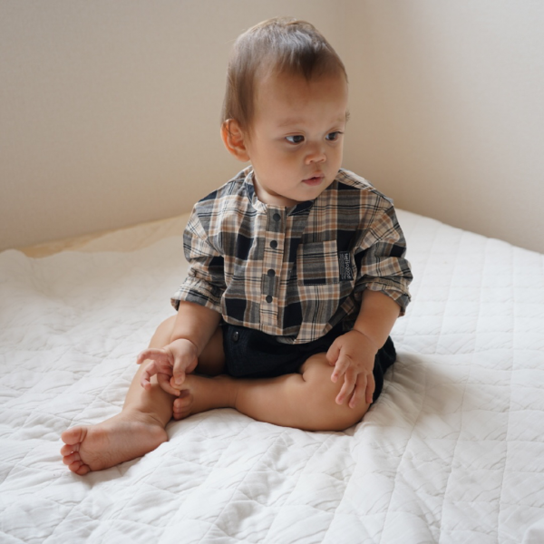 チェックリンク Boy Sベビーセットアップ Breeze ブリーズ 子供服 キッズ ベビー スーツ 秋 秋物 新作 エフオー Fo J436040