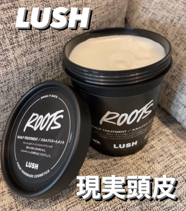 LUSH ラッシュ 公式 現実頭皮 ROOTS スカルプ シャンプー クレンジング ミント 清涼感 頭皮 マッサージ プレゼント ツヤ コシ ...