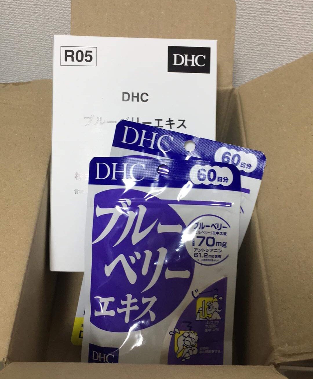 独特の上品 DHC ブルーベリーエキス 60日分 120粒入