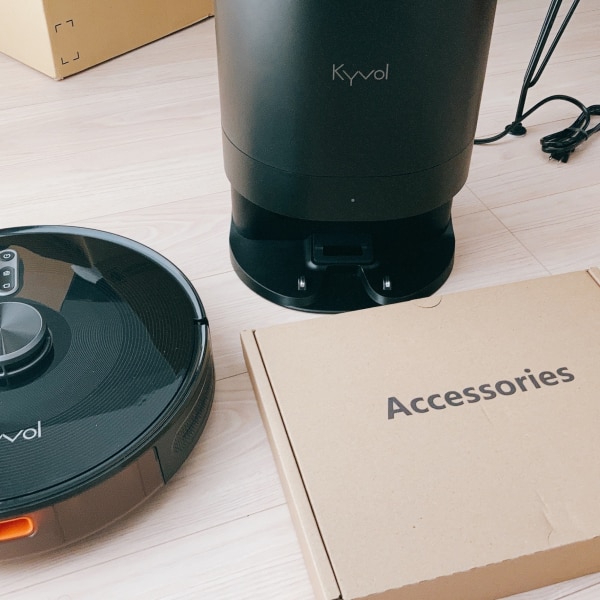 KYVOL（キーボル） ロボット掃除機 S31 自動ゴミ収集ボックス付き 水 