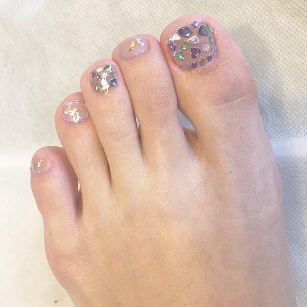 選べる1種類 ネイルシール 貼るだけ フット ジェルネイルシール フルカバータイプネイルシール ジェルネイルステッカー ジェルネイルシール ネイル