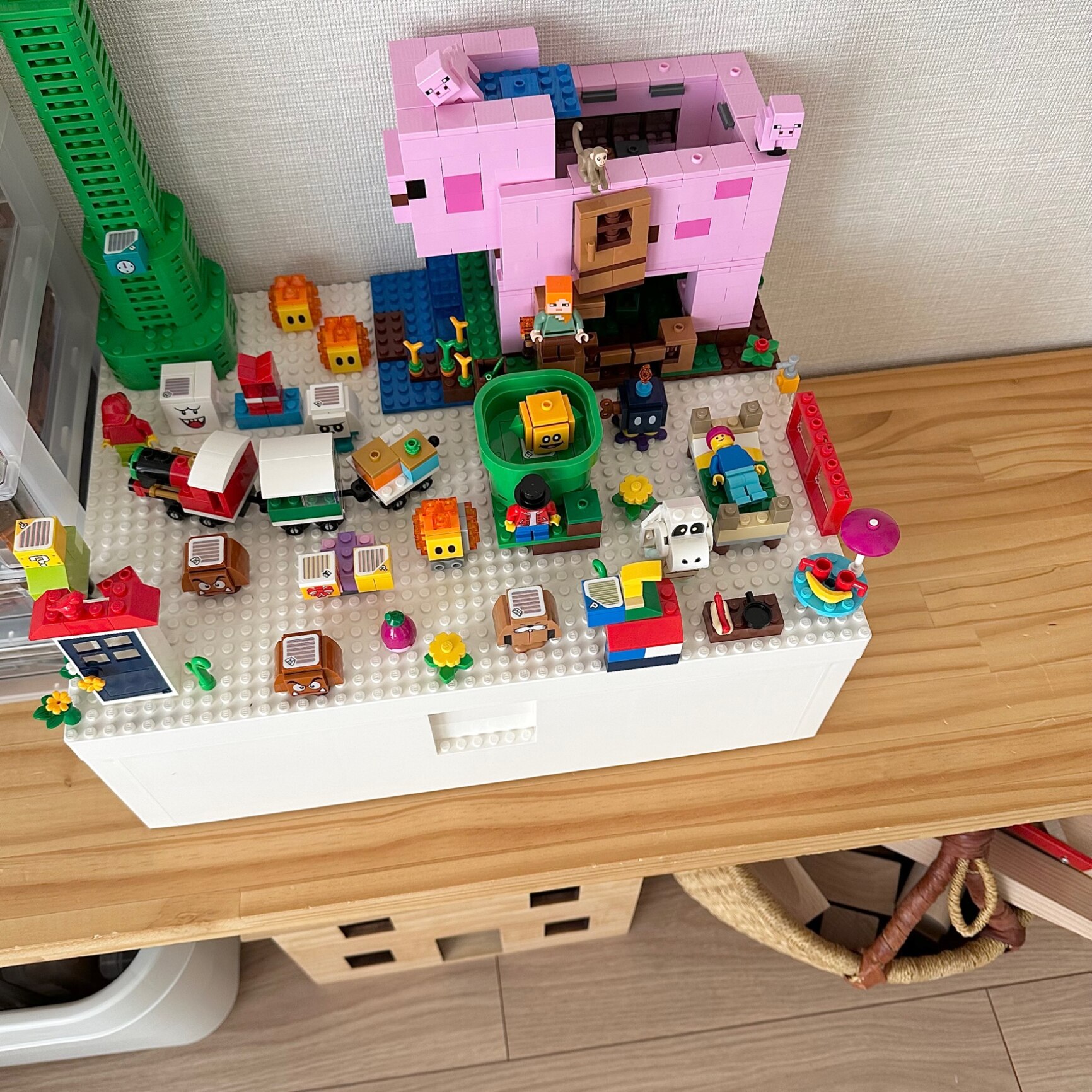 IKEA イケア レゴブロック 201ピースセット ミックスカラー ブロックのみ LEGO コラボ n30509841 BYGGLEK ビッグ