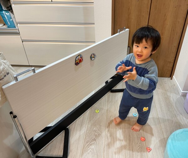 ベビーストップ＜壁紙タイプ＞120cm あかちゃん 自立式 ベビーゲート 