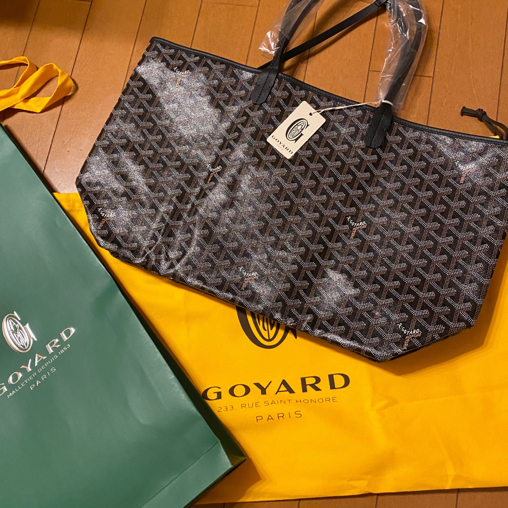 ≪ 新品 ≫ 正規品 GOYARD ゴヤール サンルイ PM 黒 ブラック トート 