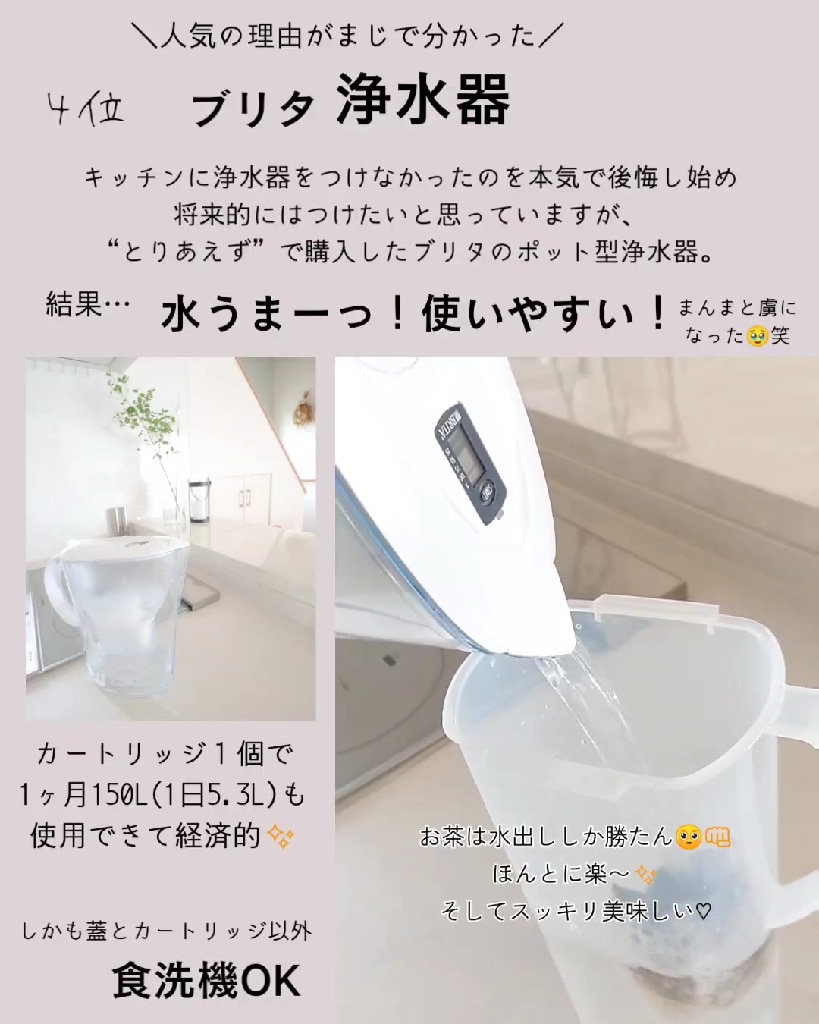 レビュー特典あり】公式 浄水器のブリタ マレーラ マクストラプロ