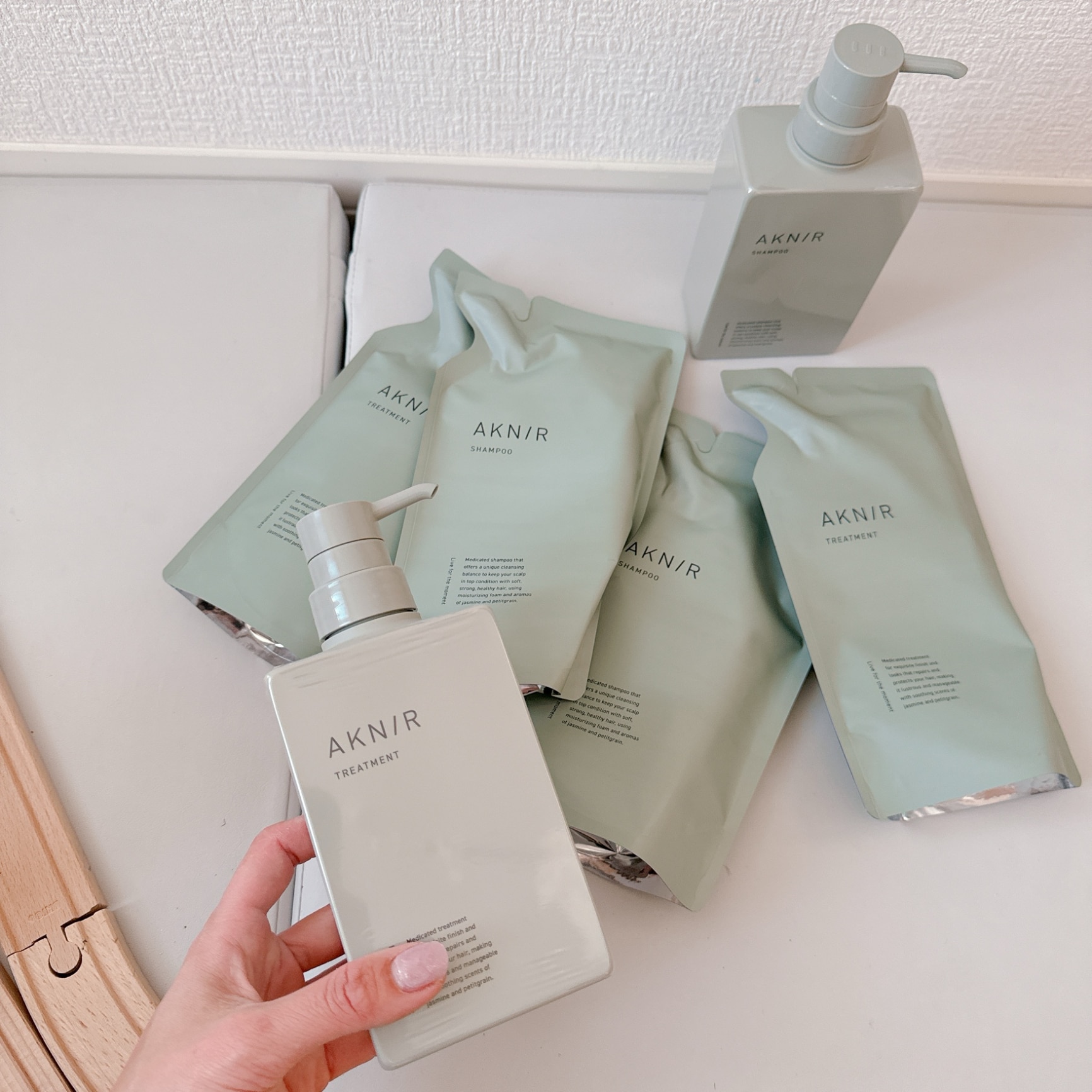 Amazon | AKNIR 梨花 ヘアシャンプー トリートメント セット 各