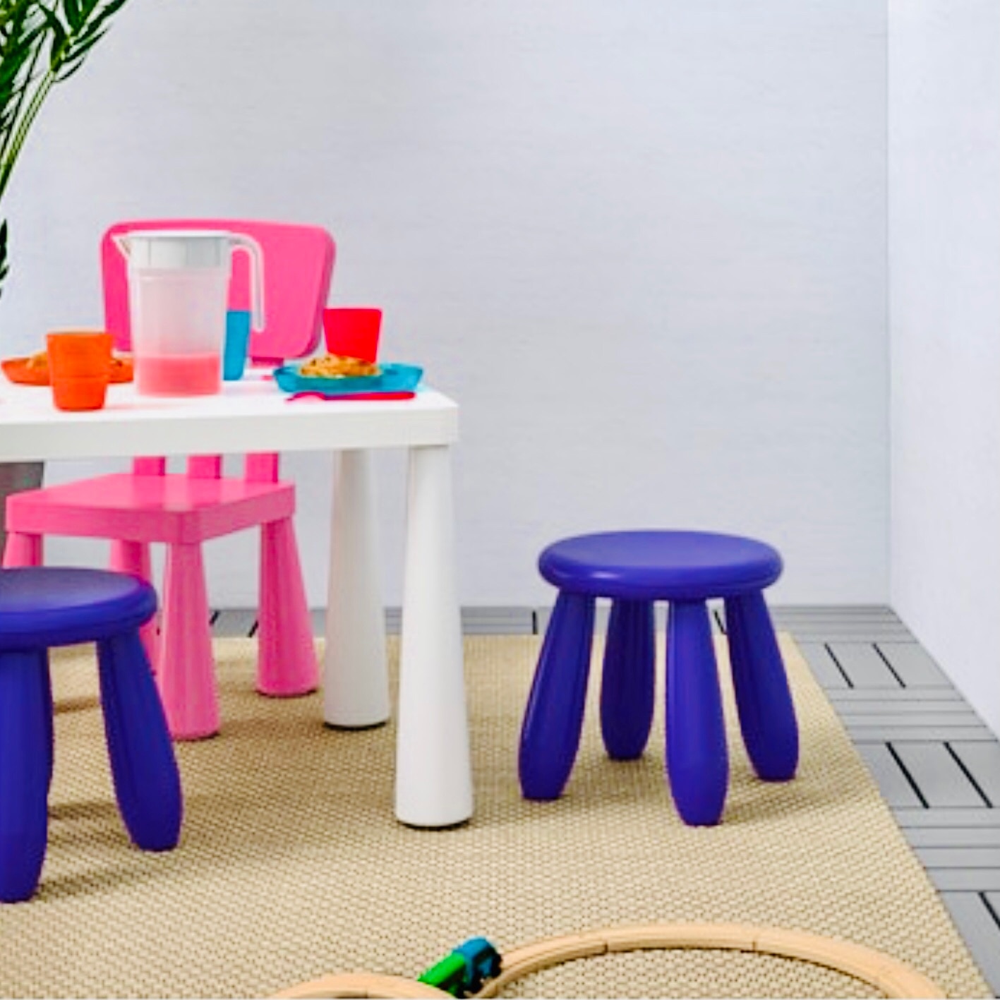 IKEA/イケア/通販]MAMMUT マンムット 子ども用スツール, 室内