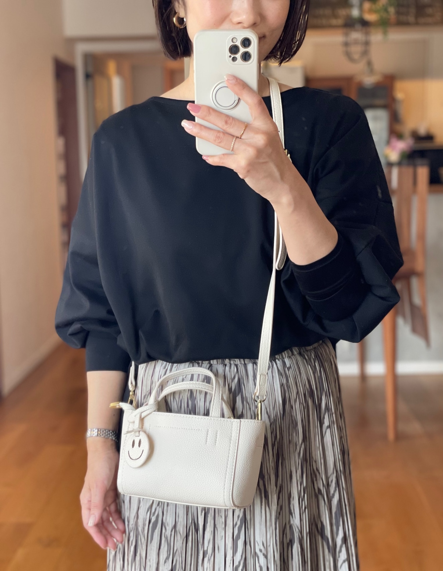 muva 可愛い スモールハンドバッグ 5色 ストラップ付 パイソン 本革 ミニバッグ ハンドバッグ レディース リアマッサ