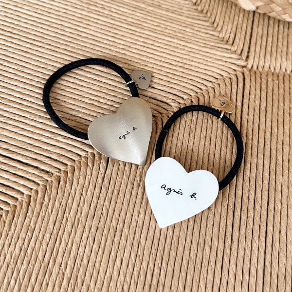 agnes b. VOYAGE WEBスペシャル ハートモチーフヘアゴム HA03-08 