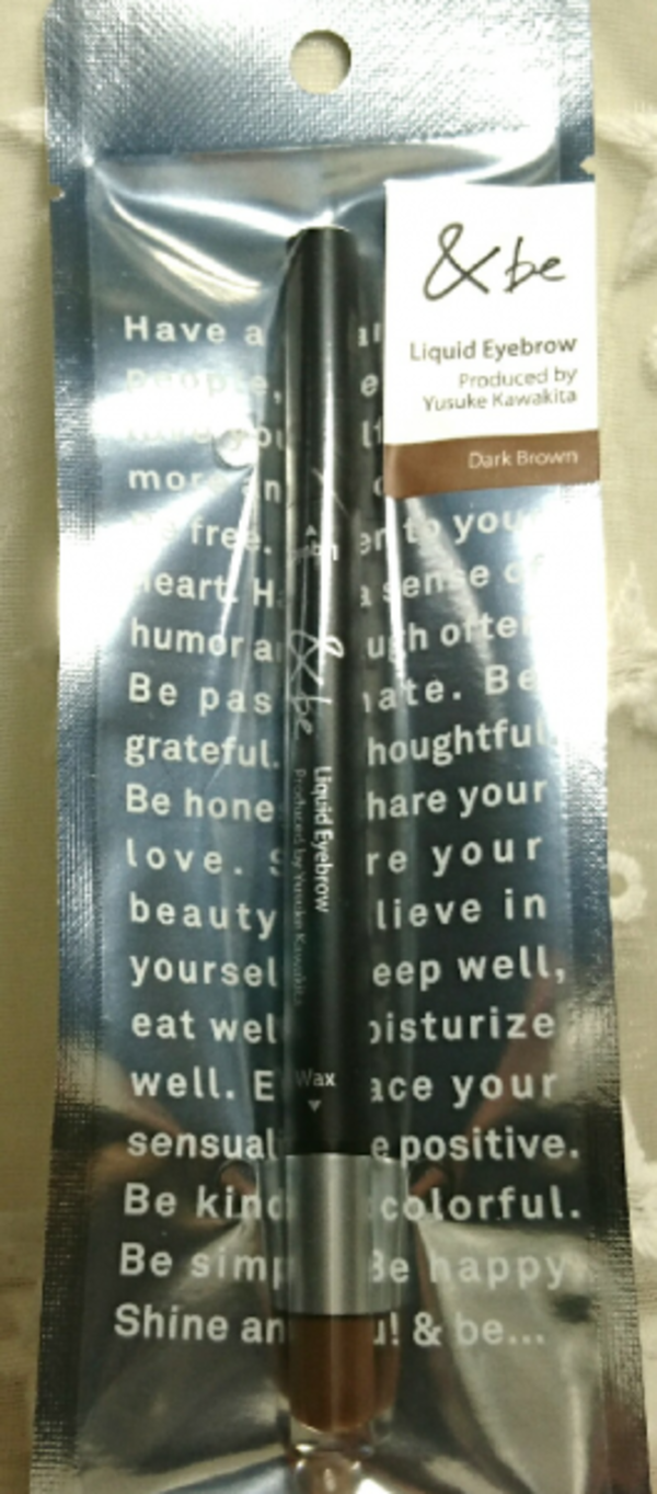 Be アンドビー リキッドアイブロウ ダークブラウン リキッドアイブロウ アットコスメ