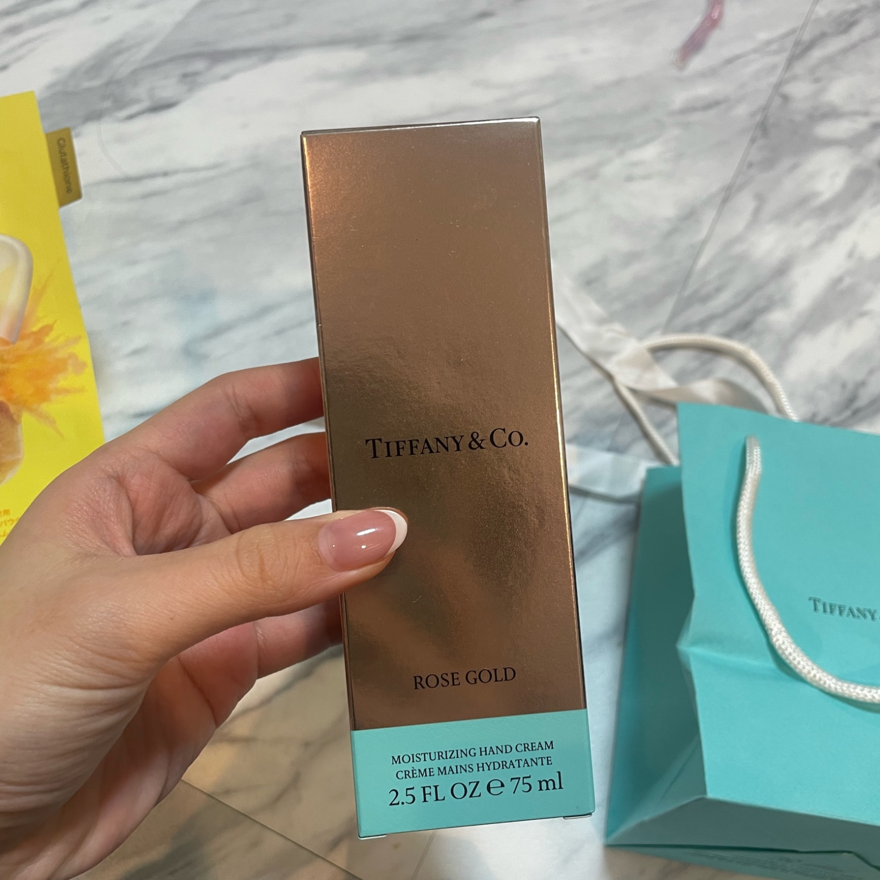 2本セットTIFFANY ティファニー ローズゴールド ハンドクリーム 75ml 