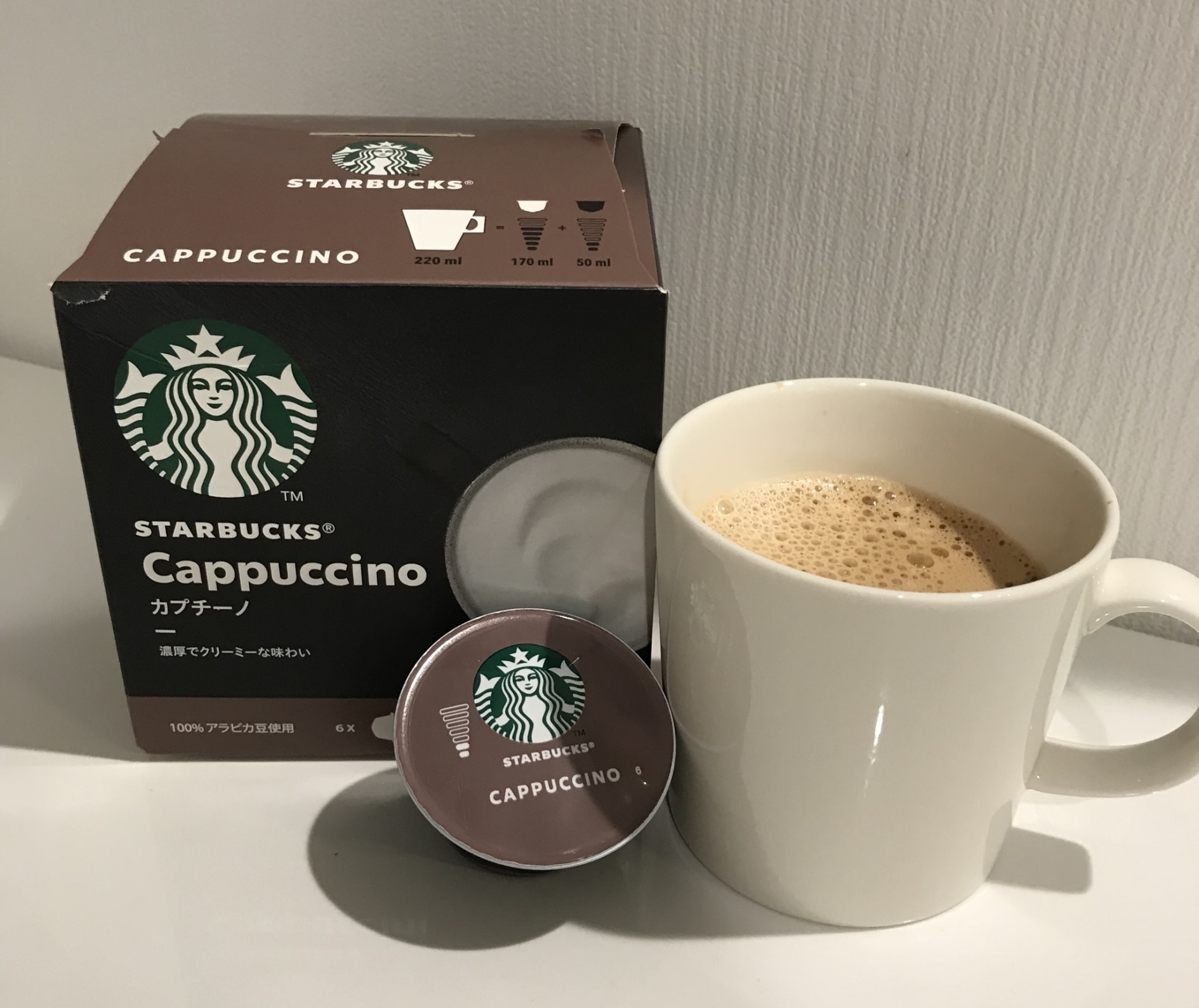 【ネスレ公式通販】スターバックス カプチーノ ネスカフェ ドルチェ グスト 専用カプセル 1箱(6杯分）【ドルチェグスト カプセル】