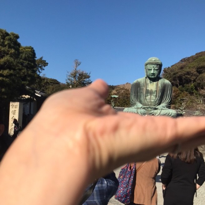 鎌倉土産 大仏置物 大3.0寸 シルバー【鎌倉大仏】【インテリア】【雑貨】