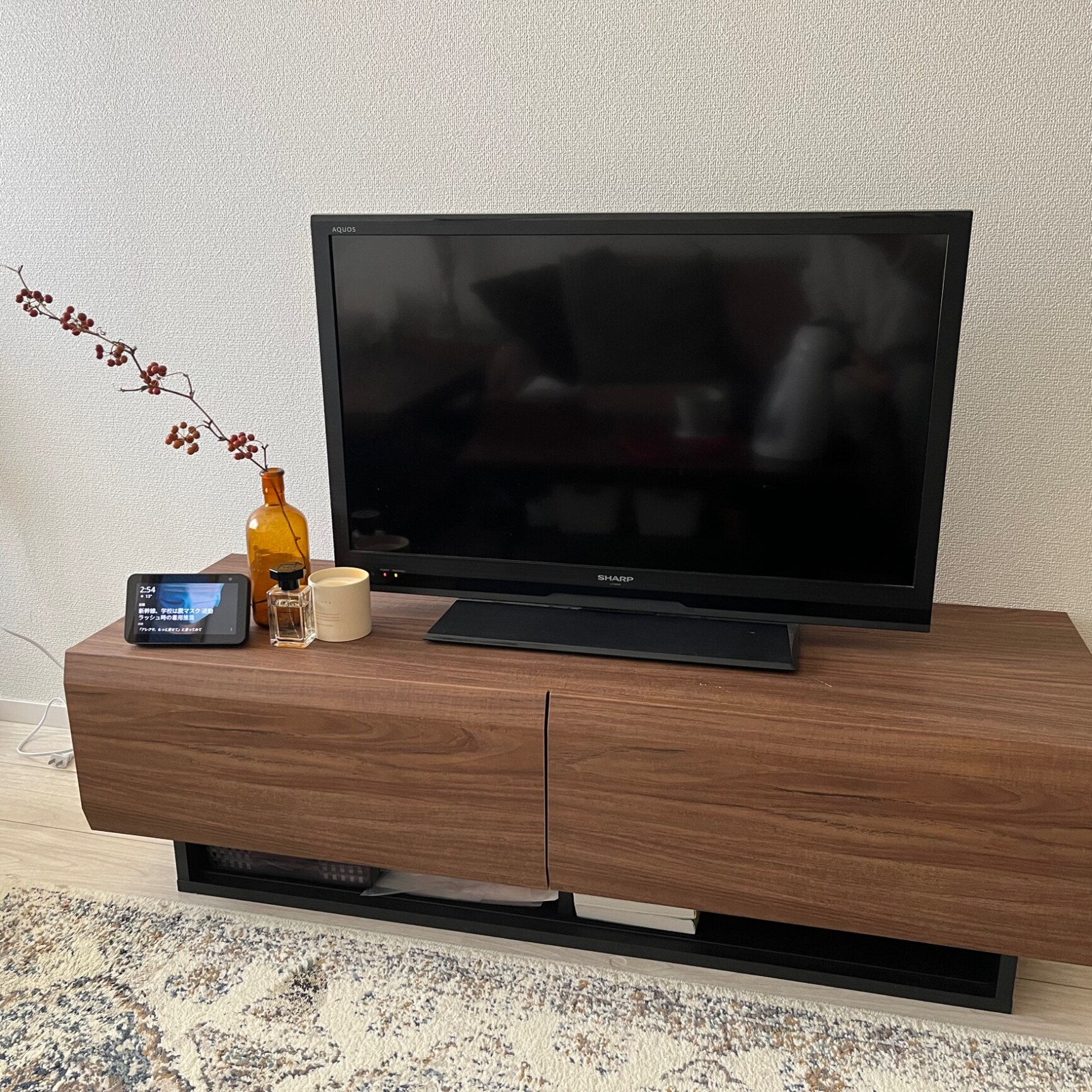 SHIRAI STORE ダークブラウン テレビ台 LOG-3512GHBR 白井産業 テレビ 台 32から50 V 型 対応 ダークブラウン ゲーム