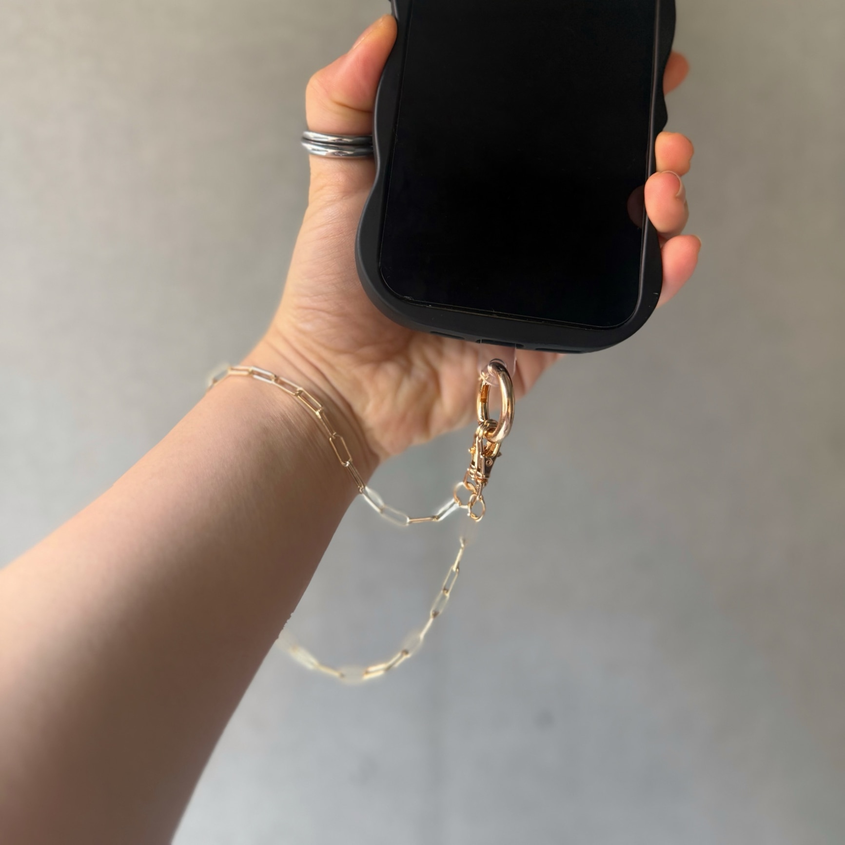 【マラソンMAX半額CP】 チェーンハンドストラップ ハンドストラップ ストラップ 落下防止スマホストラップ スマホホルダー スマホ ストラップ チェーン 携帯ケース 携帯カバー ストラップ スマホ ハンド