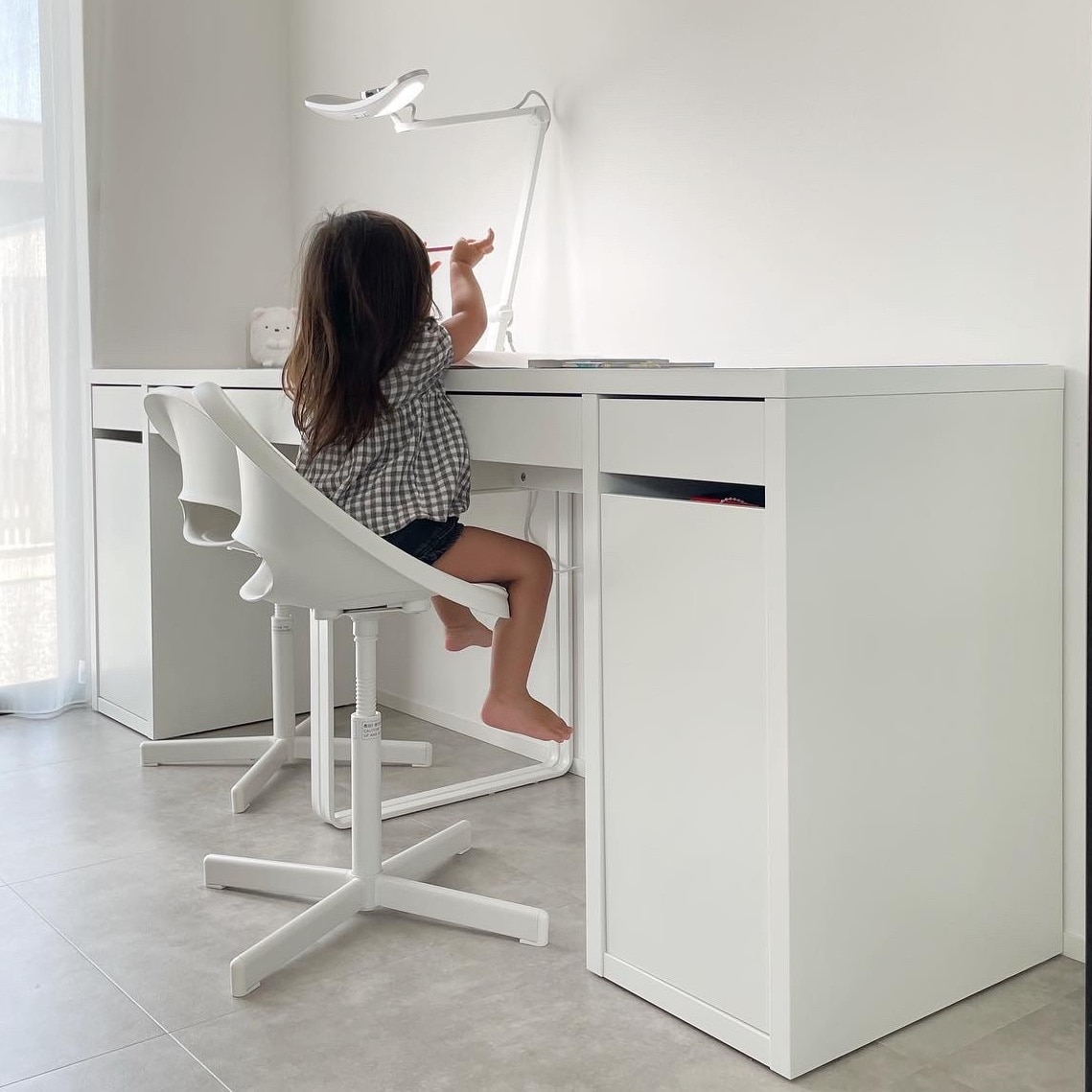 【楽天ランキング1位】 IKEA イケア MICKE ミッケ デスク 子供用 机 おしゃれ 北欧 かわいい 白 ホワイト 勉強机 学習机 ...