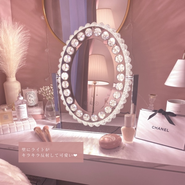 Francfranc ブリエ ハリウッドミラー ラウンド フランフラン メイク  