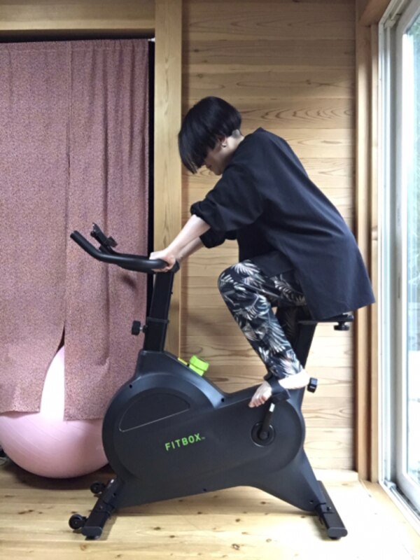公式 FITBOX LITE】極静音 エアロバイク フィットネスバイク スピン 
