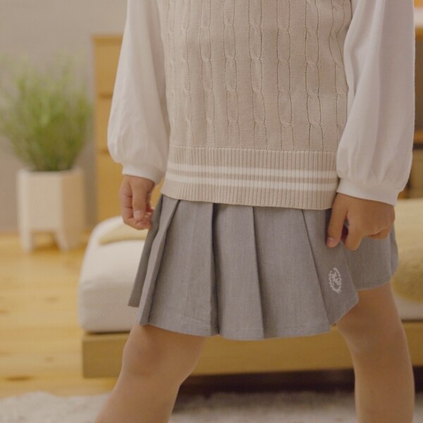 プリーツスカートパンツ スカート パンツ 女の子 スカパン 春 夏  