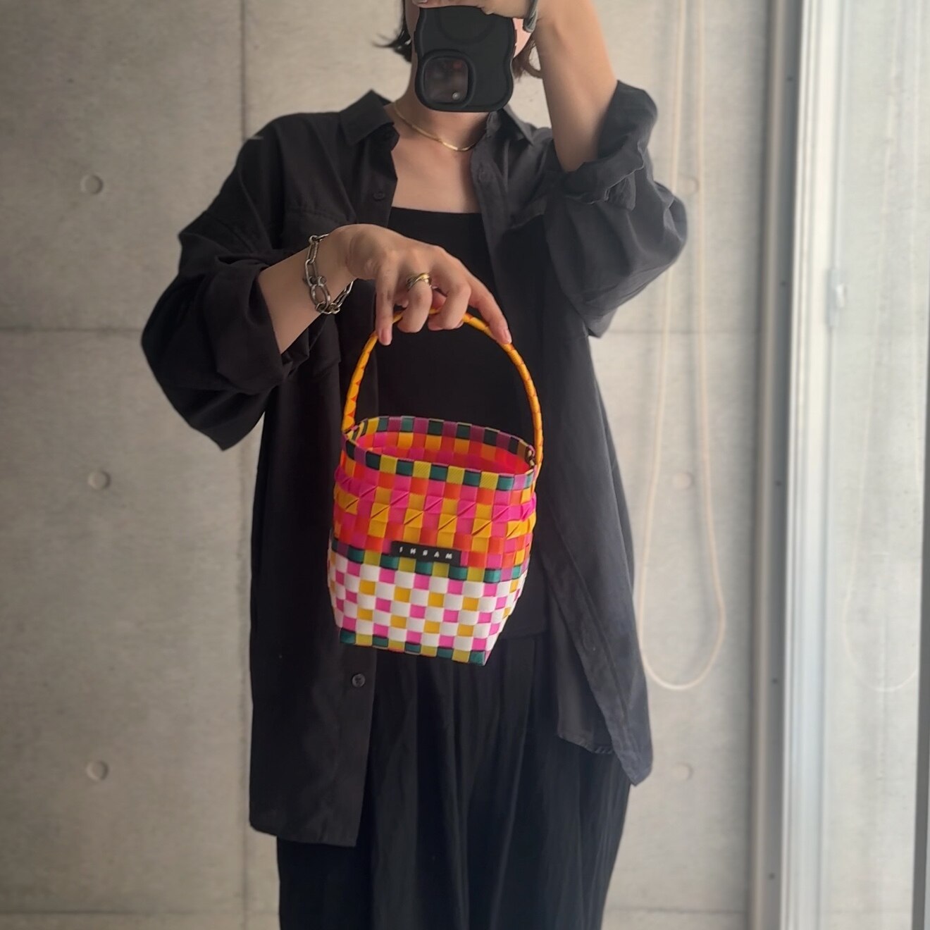 マルニ MARNI M00332 M00IW ハンドバッグ レディース バッグ キッズ ガールズ かごバッグ バスケットバッグ ロゴ ウーブン おしゃれ プレゼント ギフト 贈り物 鞄 記念 お祝い 女の子 KIDS MARKET POD 全8色