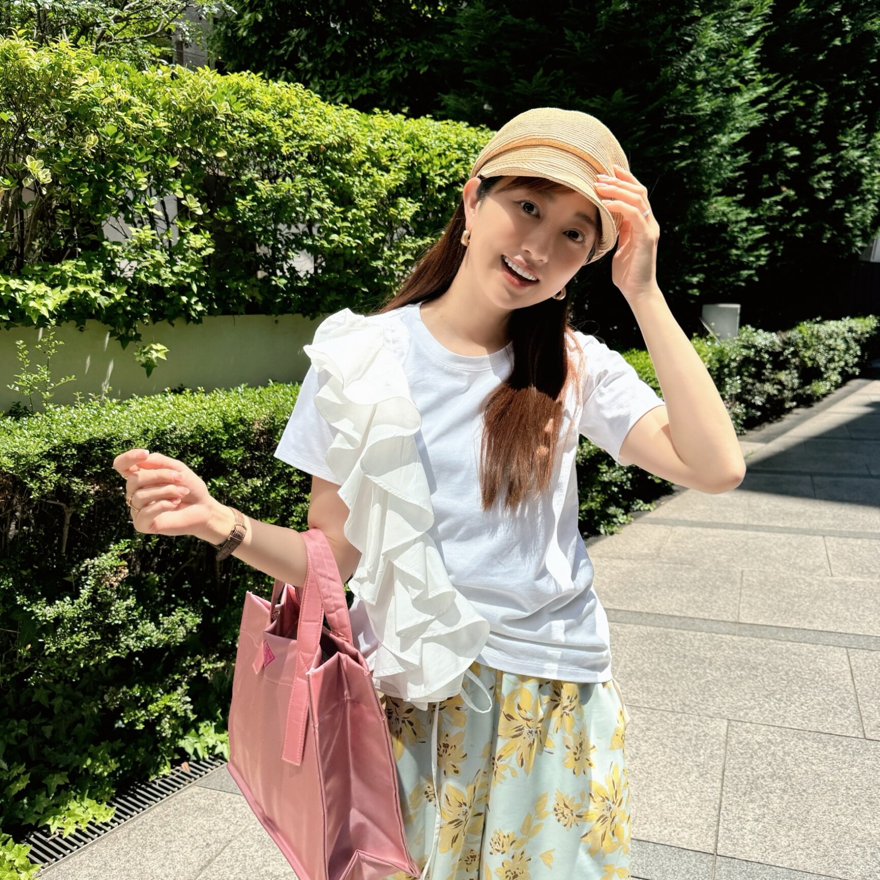 30％）cen.made in Japan/ アシメハナビラTシャツ 税込20,900→14,630