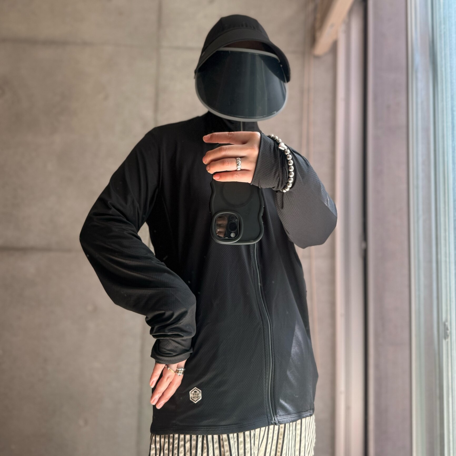 66%OFF!【期間限定:1,490円~1,990円!】【年間ランキング3位】 UVパーカー UV UPF50+ UVカット ラッシュガード レディース 自転車 長袖 薄手 日焼け止め スポーツ ジム ヨガ マスク つば バイザー アームカバー 帽子 冷感【完全防備UVカットパーカー】C以外がページ内最安 - メイン画像 2
