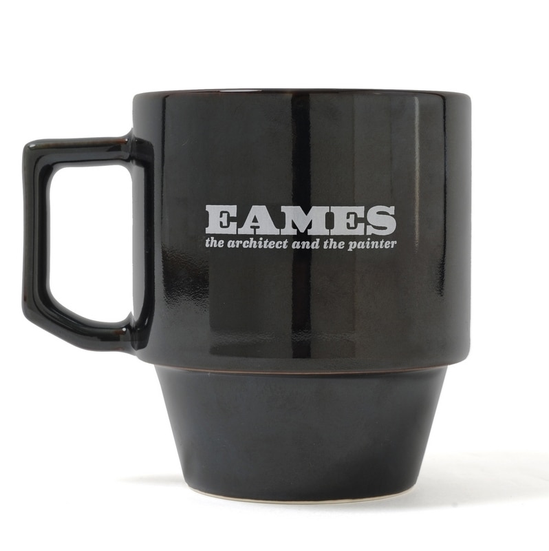 HASAMI】 EAMES BLOCK MUG BIG “DOT” 波佐見焼ブロックマグ ビッグ イームズ・ブラックエディション