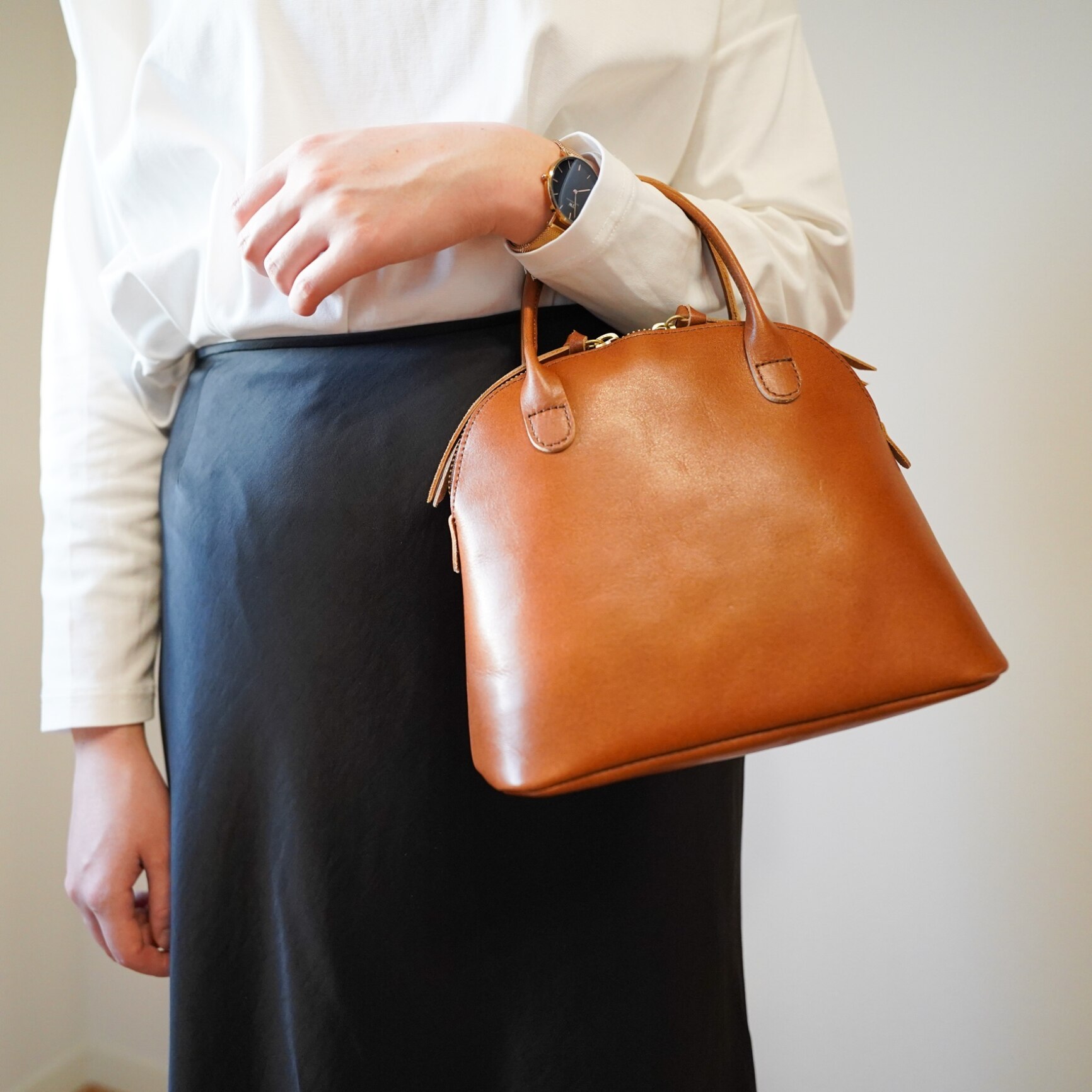 ポイント10倍 【TIDEWAY タイドウェイ】LIGHT LEATHER シリーズ BOSTON (S) / ライトレザー ボストンバッグ (S) (T2543)レディース 本革 牛革 ハンドバッグ かばん 軽い 小さめ 通勤 ブランド 入学式 きれいめ 30代 40代 50代 人気 母の日 クリスマス