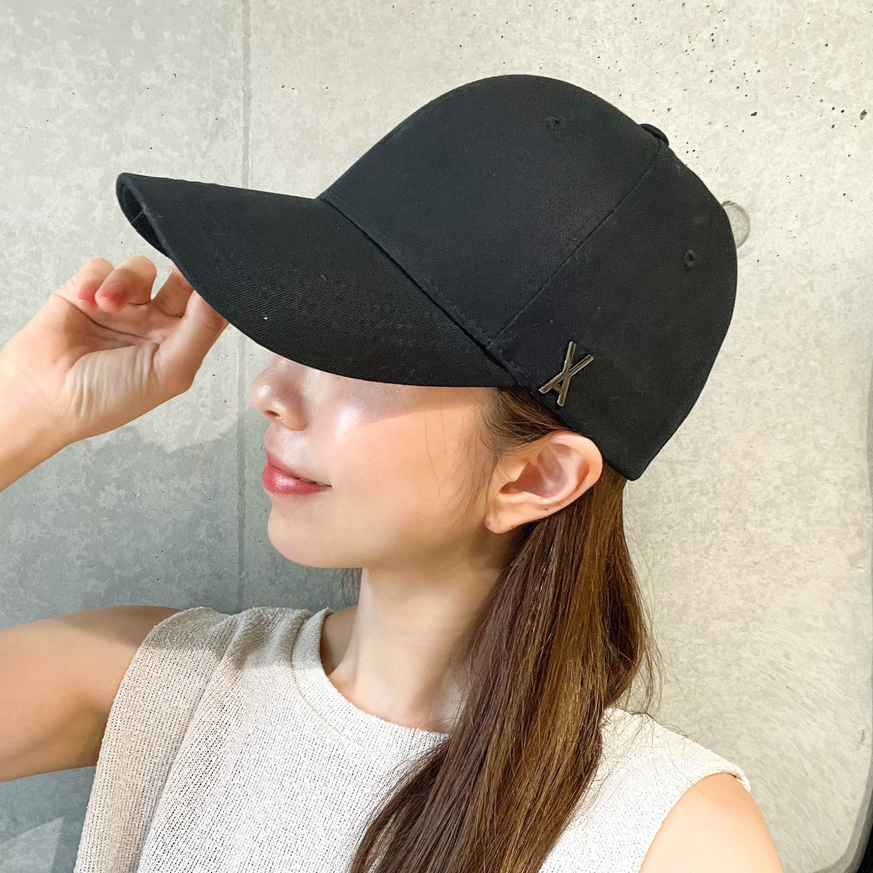 バザール キャップ VARZAR Stud logo over fit ball cap ロゴ