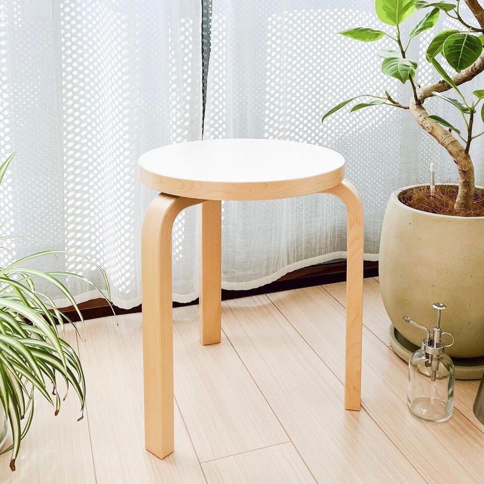 artek アルテック Stool60 スツール60 3本足 ホワイト アルヴァ 