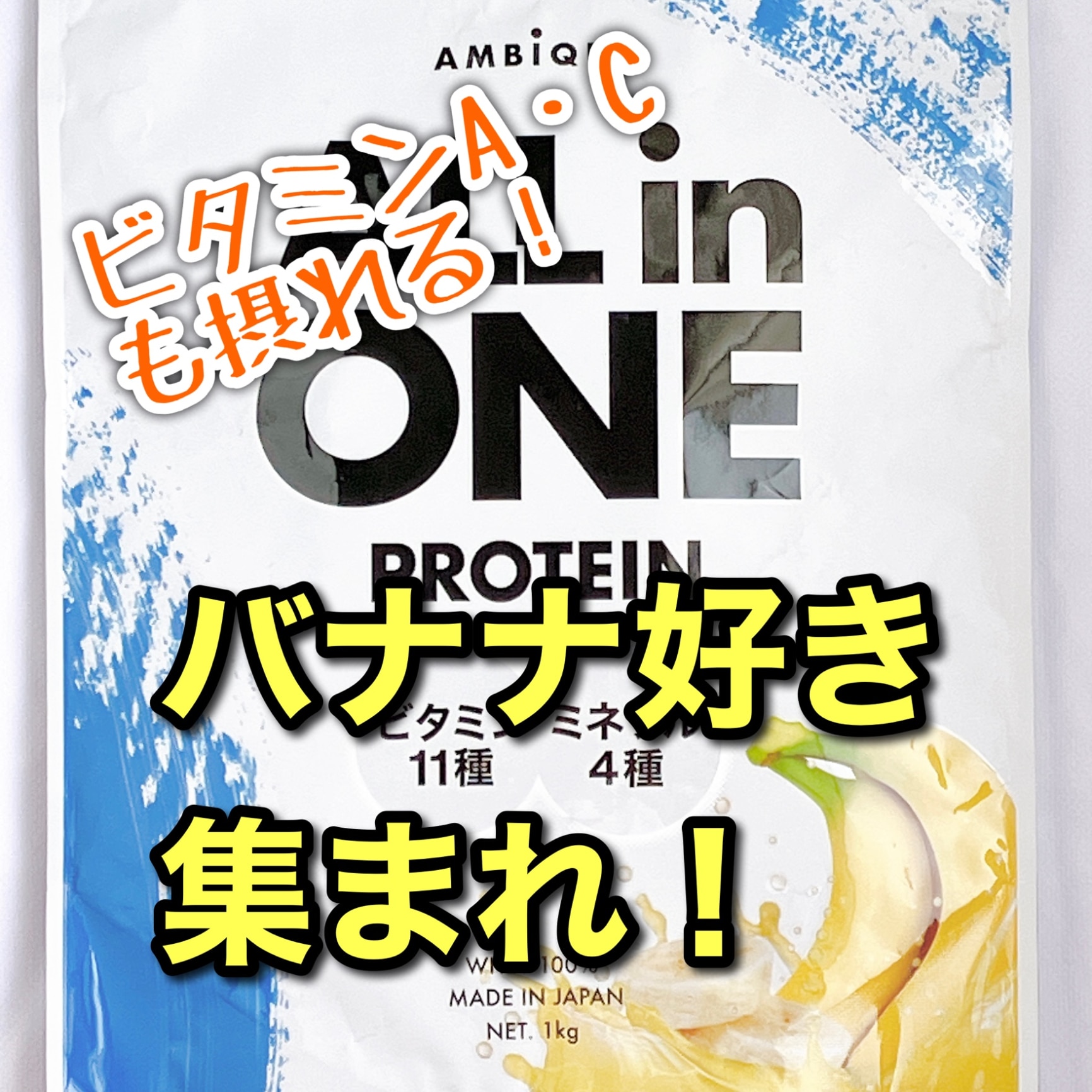 アンビーク オールインワン プロテイン ホエイ 1kg アンビーク 