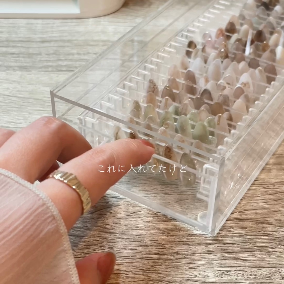 ボンネイル ジェルネイル サンプルチップ 保管 プレート チップ アート