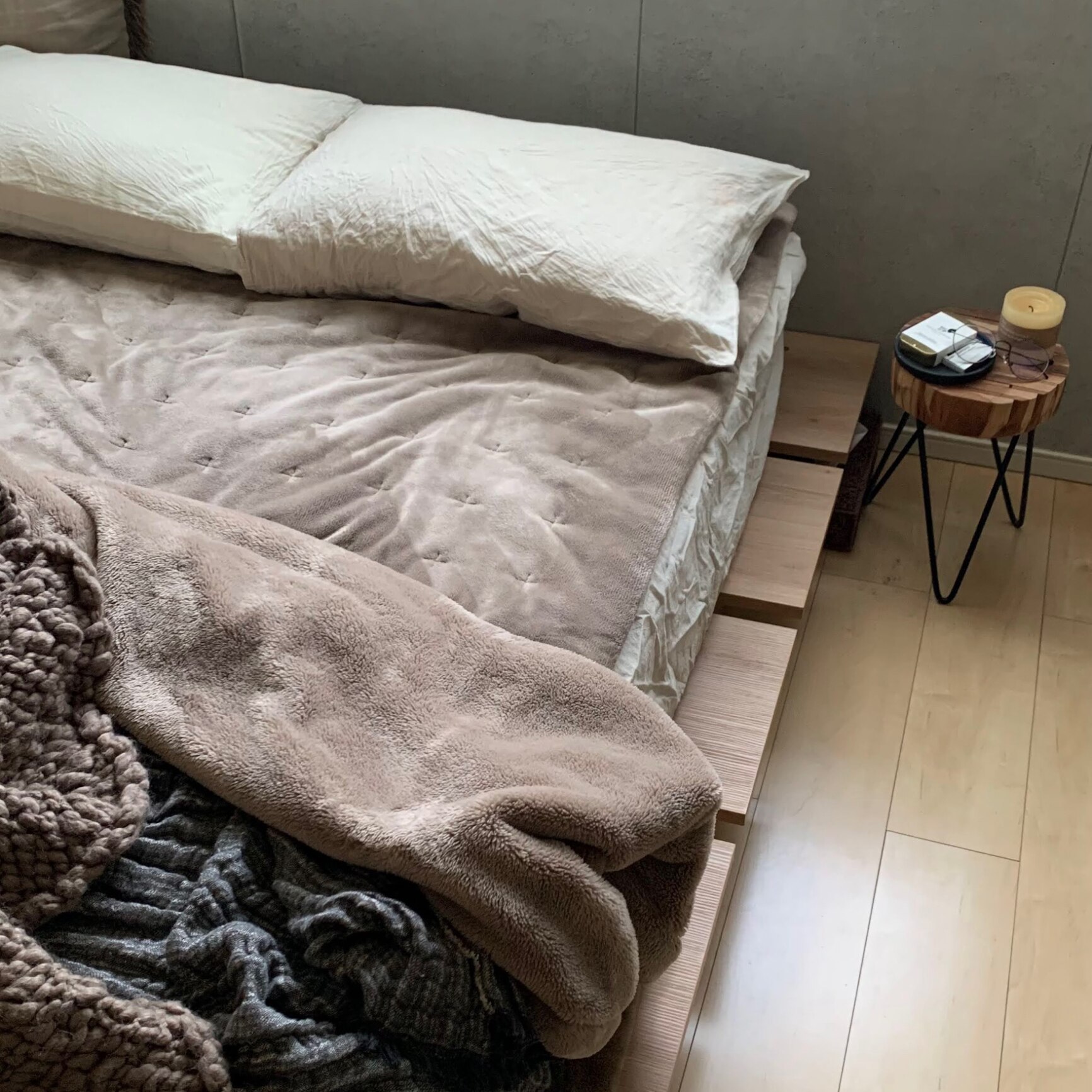 無印良品 公式】【ダブル】ムレにくいあたたかファイバー厚手敷パッド