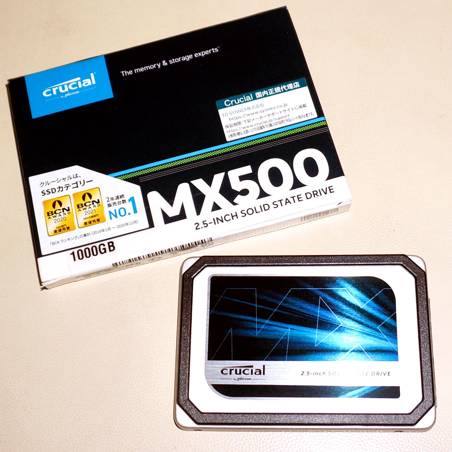 Crucial（クルーシャル） Crucial 3D NAND TLC SATA 2.5inch SSD MX500